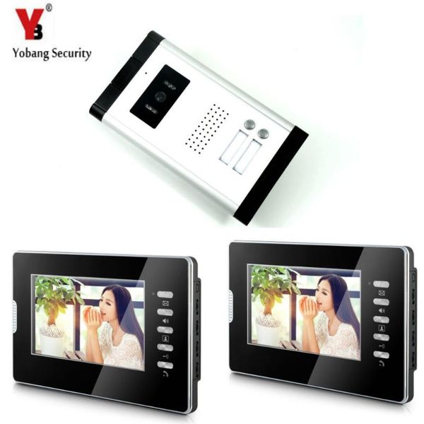 yobang security video door phone doorbell intercom 7''inch tft lcd wired access entry 2 black monitor 1 hd 1v2camera apartment pho
yobang security video door phone doorbell intercom 7''inch tft lcd wired access entry 2 black monitor 1 hd 1v2camera apartment pho