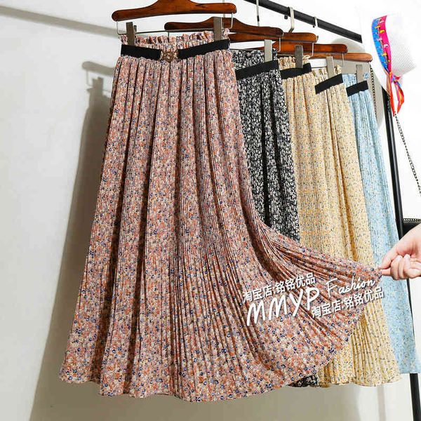 summer salts of women 2021 retro floral impression chiffon plissate elastic high casual waist midi skirt femme jupe zh290 clothes n3tg, Black
summer salts of women 2021 retro floral impression chiffon plissate elastic high casual waist midi skirt femme jupe zh290 clothes n3tg, Black