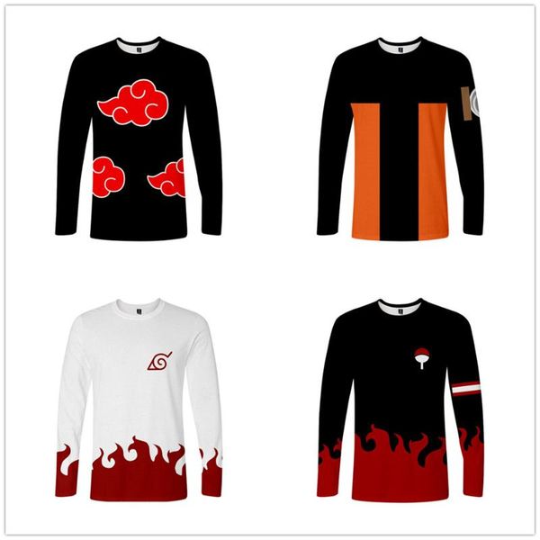 men's t-shirts kakashi uzumaki sasuke uchiha long sleeve anime t shirt men boys 3d print t-shirt casual akatsuki, White;black
men's t-shirts kakashi uzumaki sasuke uchiha long sleeve anime t shirt men boys 3d print t-shirt casual akatsuki, White;black