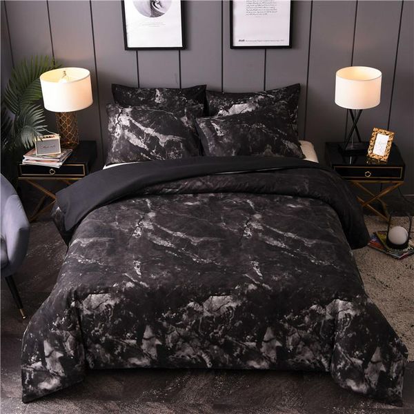 bedding sets black marble bed covers set duvet cover with pillowcases girl boy bedclothes comforter home decor 61083
bedding sets black marble bed covers set duvet cover with pillowcases girl boy bedclothes comforter home decor 61083