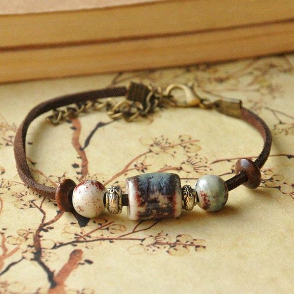 charm bracelets cute retro diy handmade ceramic bead bracelet vintage lace weave charms women girl friend gift, Golden;silver
charm bracelets cute retro diy handmade ceramic bead bracelet vintage lace weave charms women girl friend gift, Golden;silver