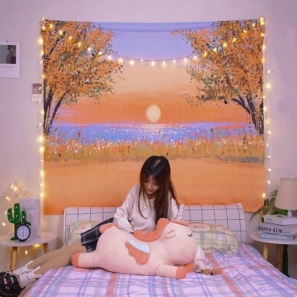 tapestries rectangle simple tapestry landscape wall hanging aesthetic cute dainty dorm room decor arazzo home accessories ah50ta
tapestries rectangle simple tapestry landscape wall hanging aesthetic cute dainty dorm room decor arazzo home accessories ah50ta