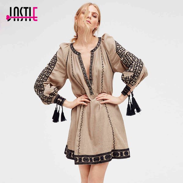 dresses romantics magnolia vintage floral embroidery v-neck long sleeve boho mini beach casual hippie chic women vestidos q7u4, Black;gray
dresses romantics magnolia vintage floral embroidery v-neck long sleeve boho mini beach casual hippie chic women vestidos q7u4, Black;gray