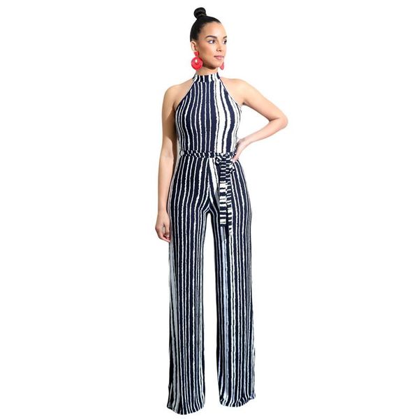 women's jumpsuits & rompers fashion stripe tie dye print 2021 summer sleeveless slim fit straight long pants overalls with sashes, Black;white
women's jumpsuits & rompers fashion stripe tie dye print 2021 summer sleeveless slim fit straight long pants overalls with sashes, Black;white