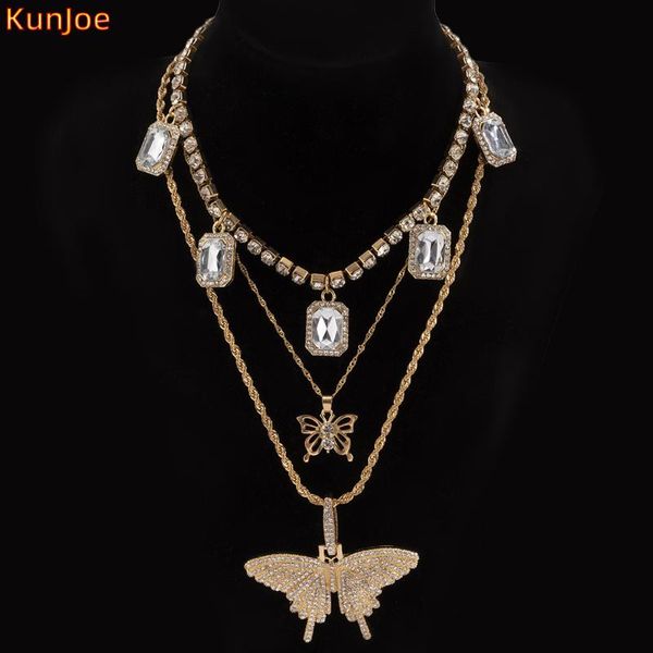 chains kunjoe vintage multilayer rhinestone butterfly pendant choker necklace for women bohemia hip hop gold color jewelry, Silver
chains kunjoe vintage multilayer rhinestone butterfly pendant choker necklace for women bohemia hip hop gold color jewelry, Silver