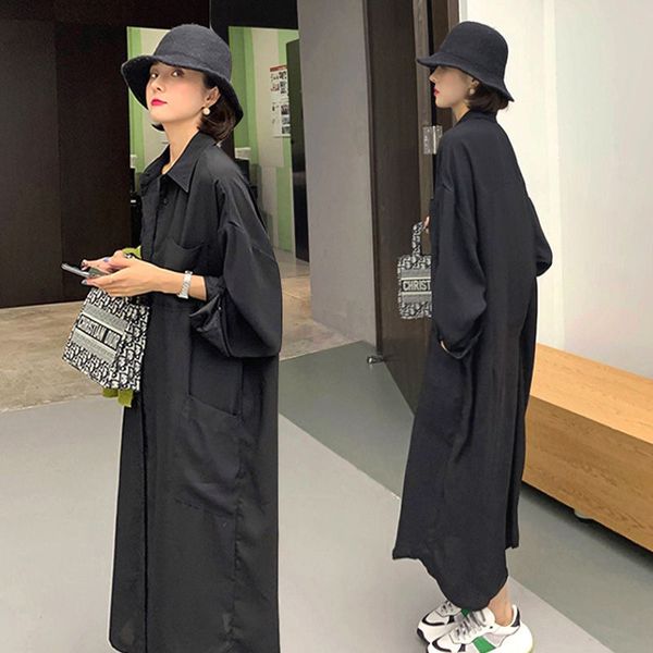 black shirt spring and autumn dress female plus size l-4xl casual long sleeve harajuku r405 zl8i, Black;gray
black shirt spring and autumn dress female plus size l-4xl casual long sleeve harajuku r405 zl8i, Black;gray