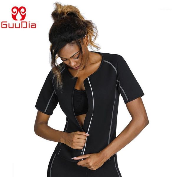 women's shapers guudia short sleeve zipper neoprene sweat shirts tank vest for women slimming body shaper waist trimmer belt weight los, Black;white
women's shapers guudia short sleeve zipper neoprene sweat shirts tank vest for women slimming body shaper waist trimmer belt weight los, Black;white