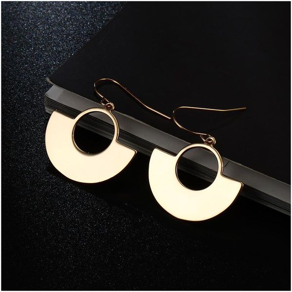 dangle & chandelier enfashion vintage camber fan earrings gold color earings big drop for women long earring jewelry brinco n50, Silver
dangle & chandelier enfashion vintage camber fan earrings gold color earings big drop for women long earring jewelry brinco n50, Silver