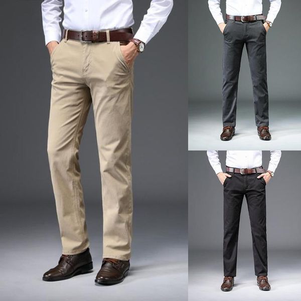 men's pants summer mens business casual straight stretch regular fit formal trousers, Black
men's pants summer mens business casual straight stretch regular fit formal trousers, Black