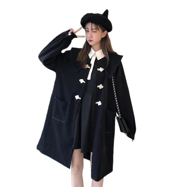 women's trench coats women autumn coat korean fashions college harajuku turn -down collar long overcoat loose pocket outerwear windbrea, Tan;black
women's trench coats women autumn coat korean fashions college harajuku turn -down collar long overcoat loose pocket outerwear windbrea, Tan;black