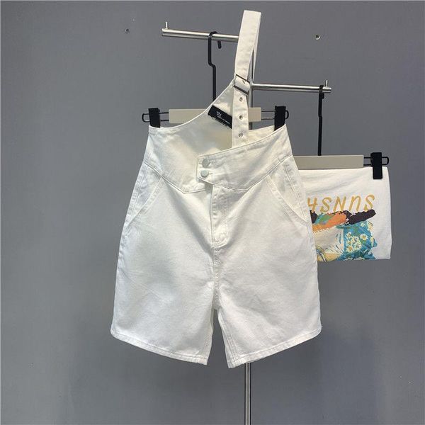 women's jeans white denim overalls 2021 korea-style fashion summer women shorts high waist all-match loose casual siamese, Blue
women's jeans white denim overalls 2021 korea-style fashion summer women shorts high waist all-match loose casual siamese, Blue