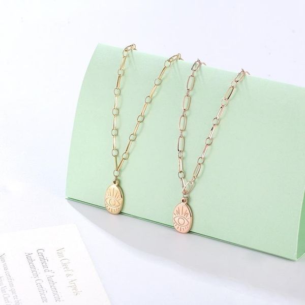 pendant necklaces fashion simple jewelry cold air female creative personality trend geometric eye necklace, Silver
pendant necklaces fashion simple jewelry cold air female creative personality trend geometric eye necklace, Silver