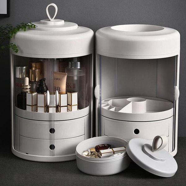 rotating drawer makeup storage box dust-proof deskskin care product portable cosmetic organizer boxes & bins
rotating drawer makeup storage box dust-proof deskskin care product portable cosmetic organizer boxes & bins