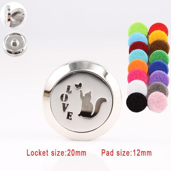 charm bracelets wholesale 20mm magnetic stainless steel love cat essential oil perfume diffuser locket snap button jewelry fit 18mm, Golden;silver
charm bracelets wholesale 20mm magnetic stainless steel love cat essential oil perfume diffuser locket snap button jewelry fit 18mm, Golden;silver