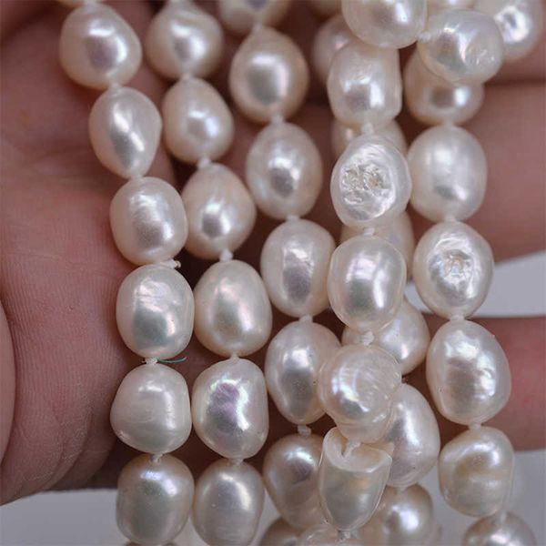 icnway 60inch natural white freshwater pearl 9x12mm baroque gemstone beads necklace, Silver
icnway 60inch natural white freshwater pearl 9x12mm baroque gemstone beads necklace, Silver