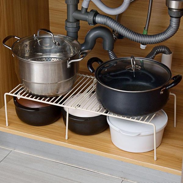 kitchen storage & organization iron adjustable under sink rack dish drying seasoning cans bottles shelf cabinet organizer pan pot holder
kitchen storage & organization iron adjustable under sink rack dish drying seasoning cans bottles shelf cabinet organizer pan pot holder