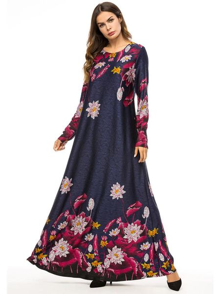 casual dresses wepbel full sleeve high waist women long maxi dress knitted flower printed muslim abaya ankle length, Black;gray
casual dresses wepbel full sleeve high waist women long maxi dress knitted flower printed muslim abaya ankle length, Black;gray