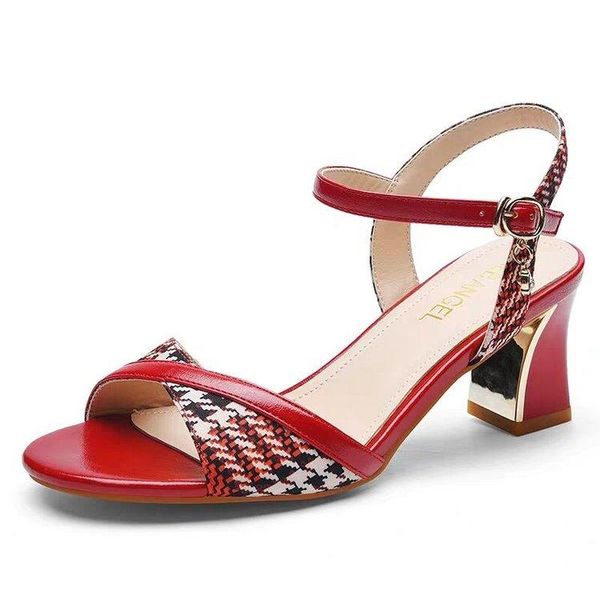 dress shoes 2021 fashion sweet women red sandals plaid pu leather open toe ladies party leisure zapatos mujer pumps woman, Black
dress shoes 2021 fashion sweet women red sandals plaid pu leather open toe ladies party leisure zapatos mujer pumps woman, Black