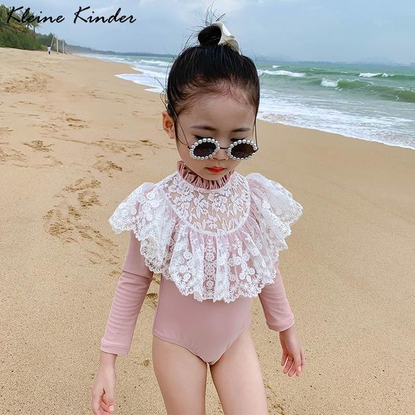one-pieces baby girl swimwear fashion big lace collar princess girls swimsuits long sleeves one piece children's bikini bathing suit ki, Black
one-pieces baby girl swimwear fashion big lace collar princess girls swimsuits long sleeves one piece children's bikini bathing suit ki, Black