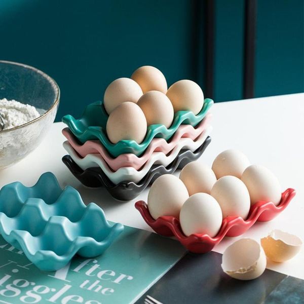 kitchen storage & organization 6 grids egg holder ceramic anti-slip box refrigerator shockproof tray multifunction
kitchen storage & organization 6 grids egg holder ceramic anti-slip box refrigerator shockproof tray multifunction