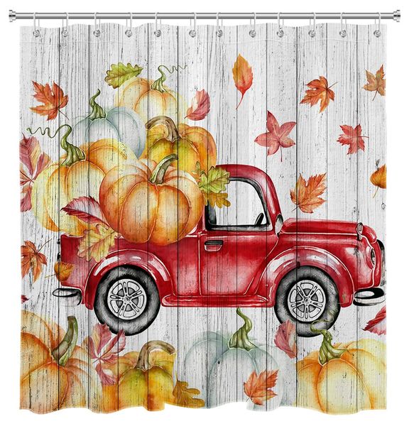 fall thanksgiving shower curtain decor, farm truck pumpkin autumn maple leaves on rustic wooden shower curtainspolyester fabric
fall thanksgiving shower curtain decor, farm truck pumpkin autumn maple leaves on rustic wooden shower curtainspolyester fabric