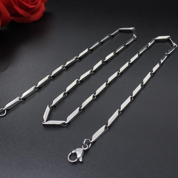 chains fashion high-end titanium steel necklace melon chain stainless men and women, Silver
chains fashion high-end titanium steel necklace melon chain stainless men and women, Silver