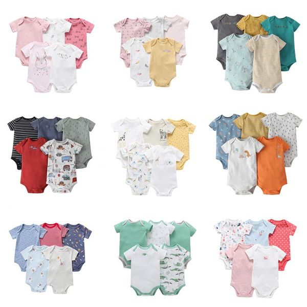 clothing sets 2021 summer 5pcs/pack baby boy girl clothes set short sleeve romper born costume cotton 6-24m, White
clothing sets 2021 summer 5pcs/pack baby boy girl clothes set short sleeve romper born costume cotton 6-24m, White