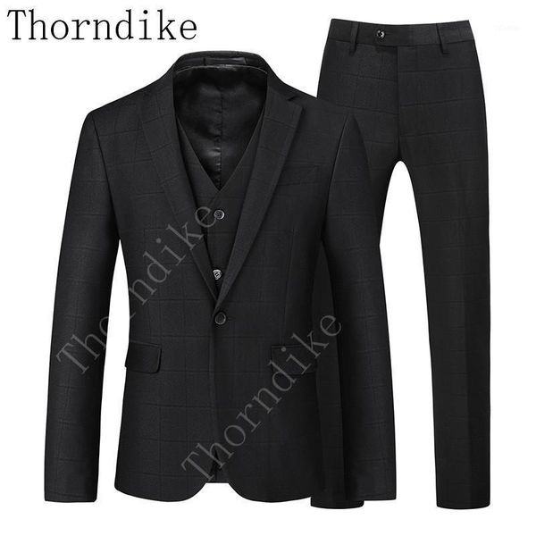 men's suits & blazers thorndike fashion blazer exquisite three-pieces double breasted slim fit plaid wedding dress for men casual size, White;black
men's suits & blazers thorndike fashion blazer exquisite three-pieces double breasted slim fit plaid wedding dress for men casual size, White;black