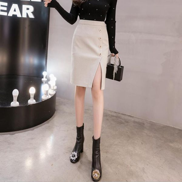 skirts 2021 women autumn winter irregular high waist mid long skirt professional split elegant female a-line woolen s570, Black
skirts 2021 women autumn winter irregular high waist mid long skirt professional split elegant female a-line woolen s570, Black