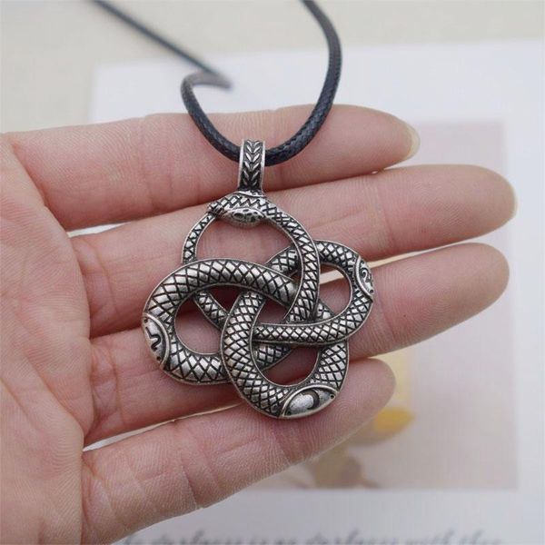 vintage alloy snake pendant celtic knot necklace birthday jewelry gift party chains, Silver
vintage alloy snake pendant celtic knot necklace birthday jewelry gift party chains, Silver