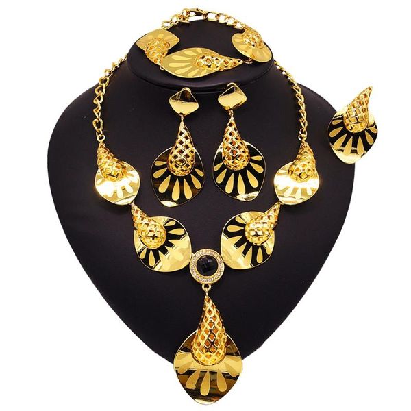 earrings & necklace yulaili factory romanian gold style direct sales bridal jewelry set bridesmaid woman's, Silver
earrings & necklace yulaili factory romanian gold style direct sales bridal jewelry set bridesmaid woman's, Silver