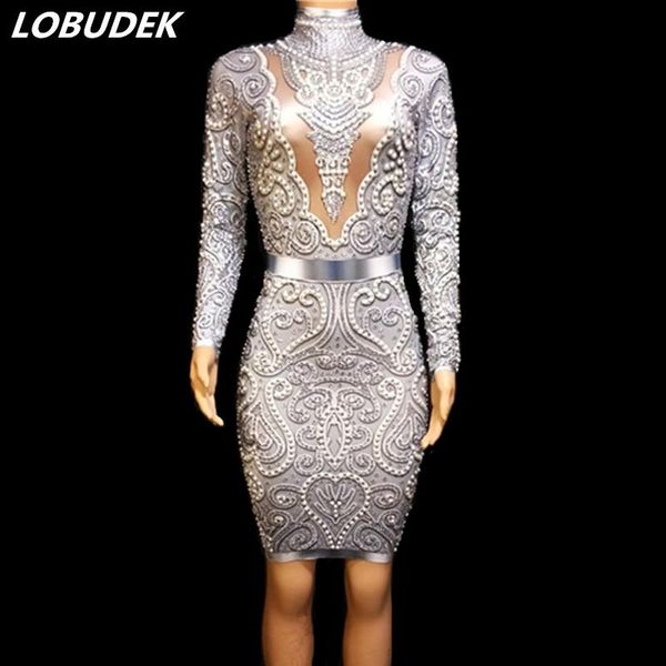 casual dresses gold silver pearls rhinestones elastic wrapped hip short dress women party birthday evening performance costume skinny, Black;gray
casual dresses gold silver pearls rhinestones elastic wrapped hip short dress women party birthday evening performance costume skinny, Black;gray