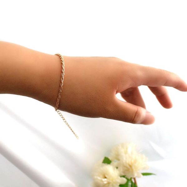 link, chain 2021 korean fashion women's rope bracelet simple ladies wedding gift, Black
link, chain 2021 korean fashion women's rope bracelet simple ladies wedding gift, Black