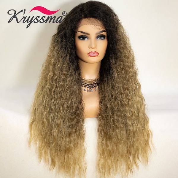 kryssma l part lace ombre blonde lace wigs long curly synthetic wigs mixed black wigs for women loose curly wig african american
kryssma l part lace ombre blonde lace wigs long curly synthetic wigs mixed black wigs for women loose curly wig african american