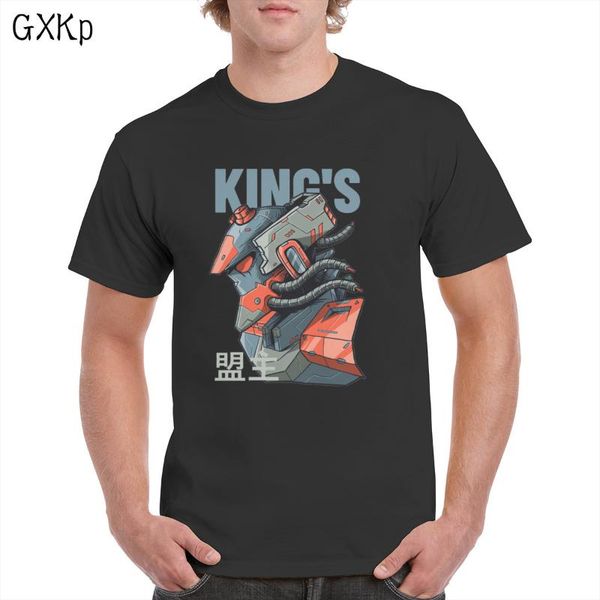 men's t-shirts king's mecha t shirt 100% cotton cool gundam graphics oversized clothes female/man, White;black
men's t-shirts king's mecha t shirt 100% cotton cool gundam graphics oversized clothes female/man, White;black