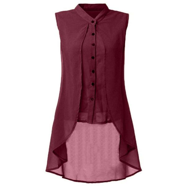 spring summer women's fashion trendy solid color sleeveless chiffon blouse office lady elegant casual shirts blouses &, White
spring summer women's fashion trendy solid color sleeveless chiffon blouse office lady elegant casual shirts blouses &, White