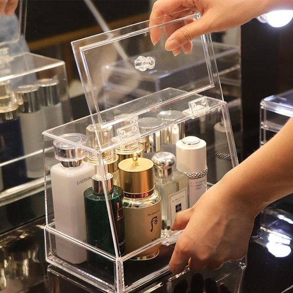 makeup organizer for cosmetic storage box deskjewelry nail polish drawer container large capacity boxes & bins
makeup organizer for cosmetic storage box deskjewelry nail polish drawer container large capacity boxes & bins