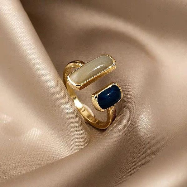 cluster rings artificial stone opening couple ring fashion trend creative jewelry, Golden;silver
cluster rings artificial stone opening couple ring fashion trend creative jewelry, Golden;silver