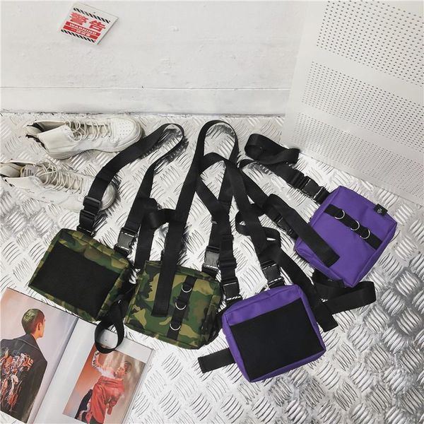 backpack men tactical functional vest hip-hop streetwear bag harness chest rig oxford two pockets women small fanny pack
backpack men tactical functional vest hip-hop streetwear bag harness chest rig oxford two pockets women small fanny pack