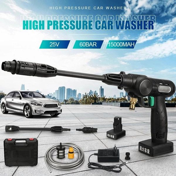 professional spray guns 15000mah 60bar cordless high pressure car washer water gun portable washing machine
professional spray guns 15000mah 60bar cordless high pressure car washer water gun portable washing machine
