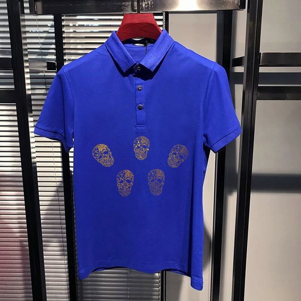 men's t-shirts breathable strass cranium lapel gradient bodybuilding nice short-sleeved casual shirt polo j5rg, White;black
men's t-shirts breathable strass cranium lapel gradient bodybuilding nice short-sleeved casual shirt polo j5rg, White;black