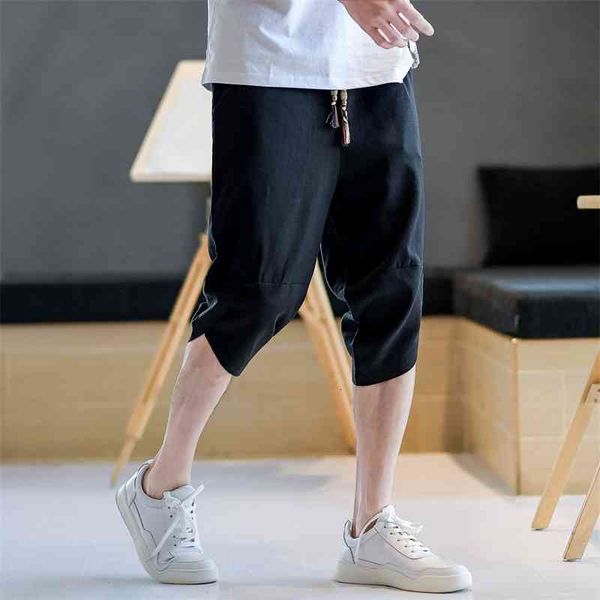 men's pants male harem men calf length cotton linen hip hop streetwear bermuda masculina trousers drop 7wnc, Black
men's pants male harem men calf length cotton linen hip hop streetwear bermuda masculina trousers drop 7wnc, Black