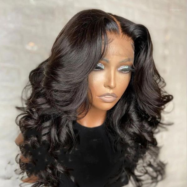peruvian remy wavy human hair lace front wigs 360 deep part for women 150density1, Black;brown
peruvian remy wavy human hair lace front wigs 360 deep part for women 150density1, Black;brown