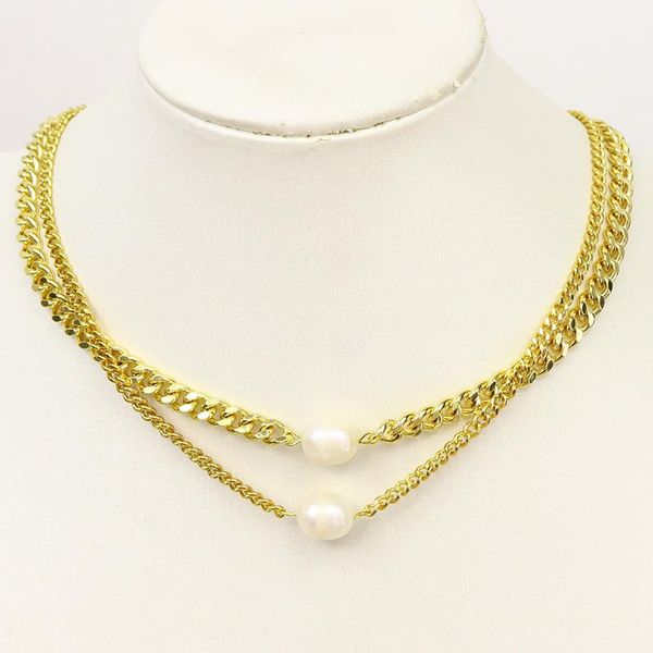 chains 10pcs gold color chain nekclace fahsion necklace accessories pearls pendant fashion jewelry women 9842, Silver
chains 10pcs gold color chain nekclace fahsion necklace accessories pearls pendant fashion jewelry women 9842, Silver