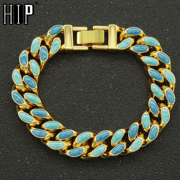 link, chain hip hop13mm colorful full iced out paved rhinestones miami cuban cz bling rapper bracelet for men women jewelry, Black
link, chain hip hop13mm colorful full iced out paved rhinestones miami cuban cz bling rapper bracelet for men women jewelry, Black