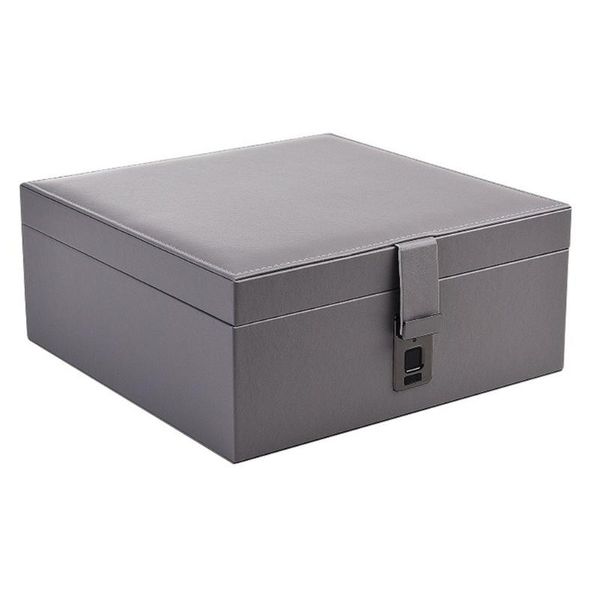 watch boxes & cases fingerprint lock box jewelry storage anti-theft encryption security, Black;blue
watch boxes & cases fingerprint lock box jewelry storage anti-theft encryption security, Black;blue