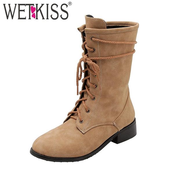 boots wetkiss motorcycle women mid-calf boot round toe shoes female low heels ladies casual winter plus size 32-46, Black
boots wetkiss motorcycle women mid-calf boot round toe shoes female low heels ladies casual winter plus size 32-46, Black