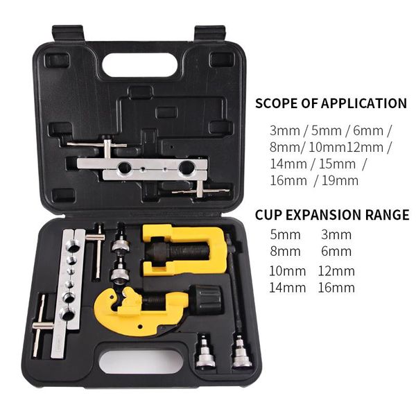 professional hand tool sets dl-2525 copper pipe expander universal eccentric air conditioner refrigeration maintenance reamer bell mouth
professional hand tool sets dl-2525 copper pipe expander universal eccentric air conditioner refrigeration maintenance reamer bell mouth