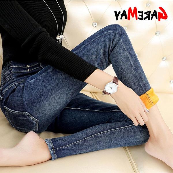 women's jeans female winter high waist denim skinny warm thick plus size velvet fleece for women stretch pantalon femme, Blue
women's jeans female winter high waist denim skinny warm thick plus size velvet fleece for women stretch pantalon femme, Blue