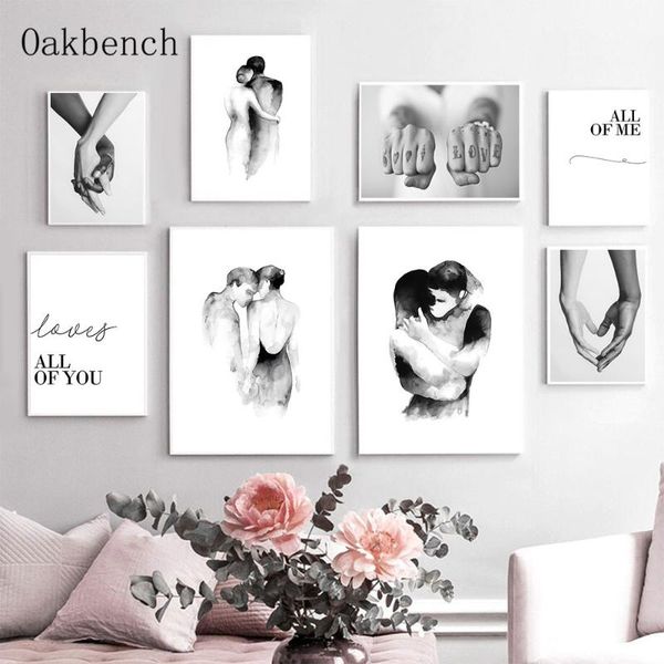 paintings black and white print couples wall art painting hand in canvas poster hug nordic pictures bedroom home decor
paintings black and white print couples wall art painting hand in canvas poster hug nordic pictures bedroom home decor
